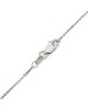 Diamond Pave Round Drop on Cable Chain Necklace